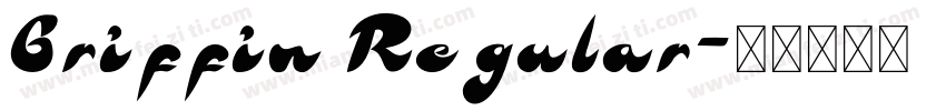Griffin Regular字体转换
